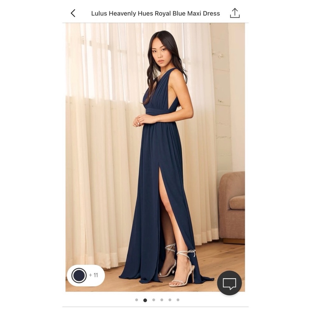 Lulu’s Heavenly Hue Royal Blue dress